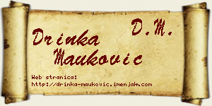 Drinka Mauković vizit kartica